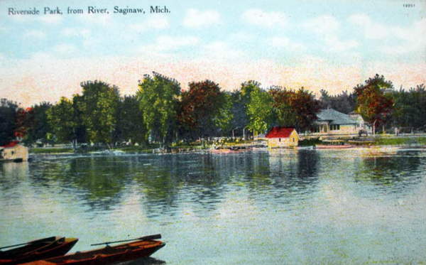 Riverside Park - Old Post Card View (newer photo)